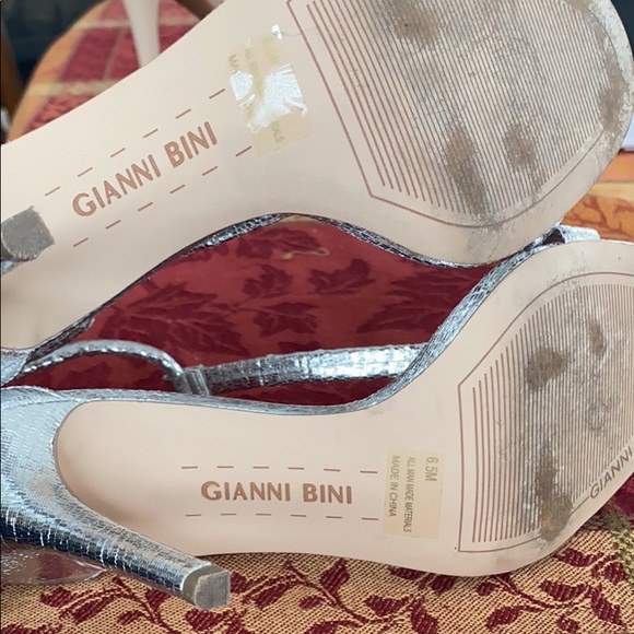 Sold Gianni bini silver heels - Picture 4 of 5